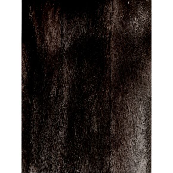 Vintage Dark Brown Mink Coat -Large - Picture 10 of 11